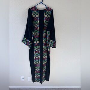 A Palestinian Jordanian dress vantage hand embroidered handmade.